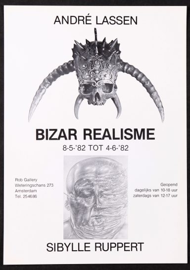 RoB Gallery - BIZAR REALISME, with André Lassen & Sybille Rupert, 1982